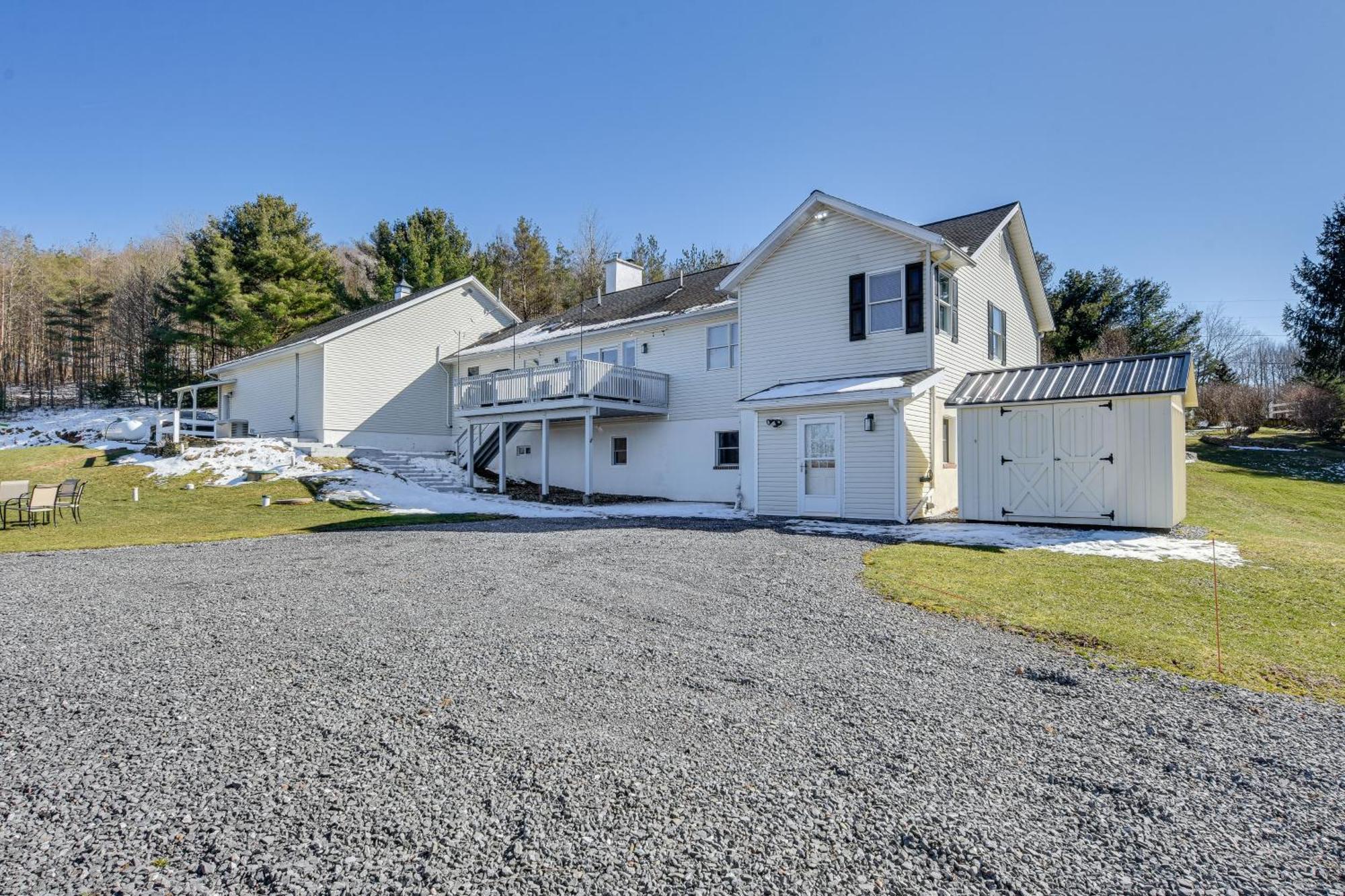 Massive And Modern Coudersport Getaway On 23 Acres! Villa Exterior photo